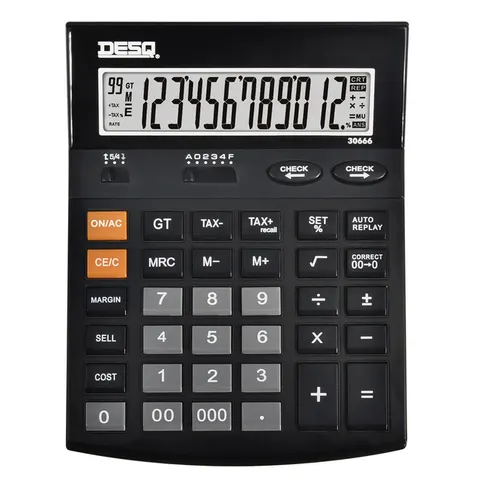 Rekenmachine Desq X-Large Check&Correct – afbeelding 1