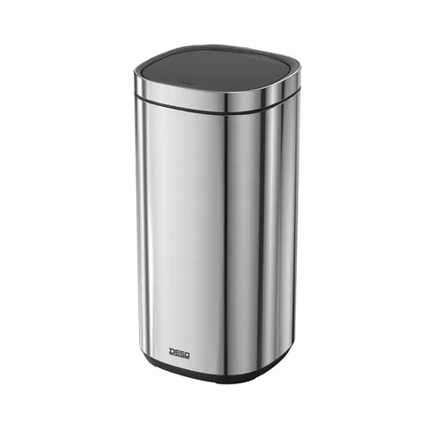 Afvalbak Desq Touch 50 liter RVS zilver – afbeelding 1