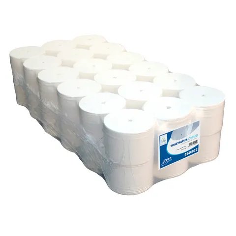 Toiletpapier Coreless 2-laags 104m wit – afbeelding 1