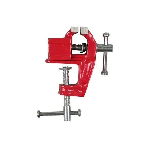 Benson Compacte mini-bankschroef - klemmend - 25 mm - rood – afbeelding 1