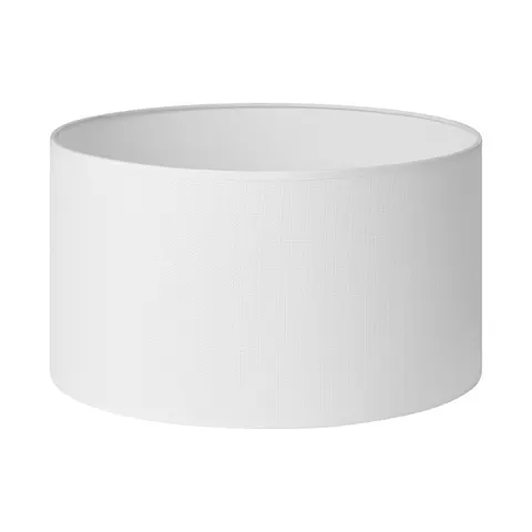 Canvas 35 Drum Lampenkap Snow White – Wit – afbeelding 1