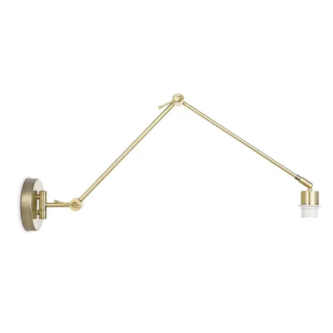 Home sweet home wandlamp Shift - messing – afbeelding 1