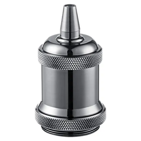 Home sweet home fitting metaal E27 - zwart – afbeelding 1