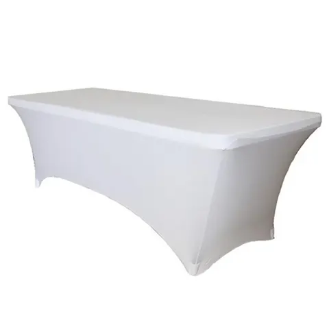 Tafelrok BRASQ 183x76x74cm wit – afbeelding 1