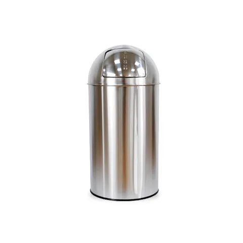Afvalbak BRASQ Push Bin PB230+ 30 liter rvs – afbeelding 1