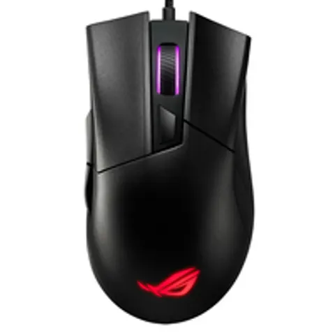 ASUS ROG Gladius II Core Gaming USB Maus – Schwarz – Bild 1