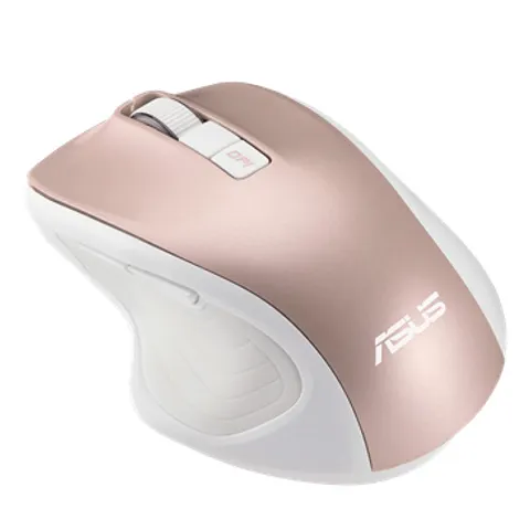 ASUS MW202 Büro Maus Wireless RF, roségold – Bild 1