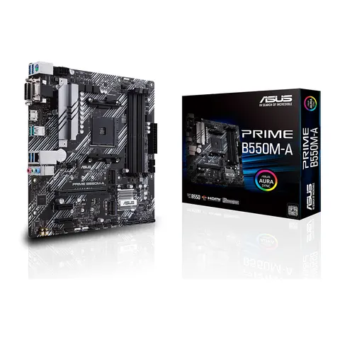ASUS PRIME B550M-A AMD B550 Socket AM4 micro ATX – image 1