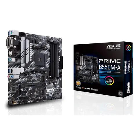 ASUS Prime B550M-A CSM Mainboard Sockel AM4 – Bild 1
