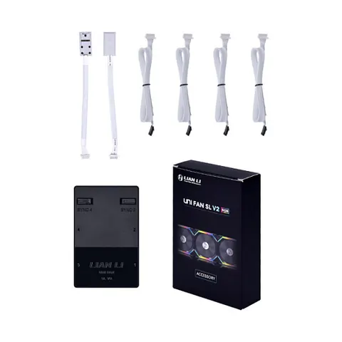 Lian Li Uni Hub SLV2 L-Connect 3 Controller White - Fan Controller - Wit – afbeelding 1