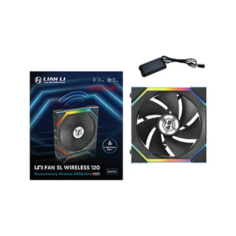 Lian Li UNI FAN SL Wireless 120 Reverse Blade Computer case 12 cm Blac – image 1