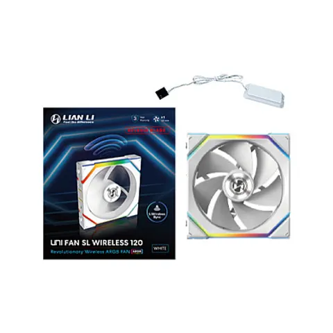 Lian Li UNI FAN SL Wireless 120 Reverse Blade Computer case 12 cm Whit – image 1