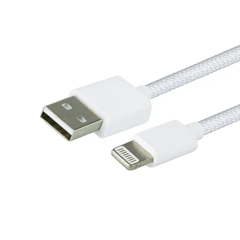 Kabel Green Mouse USB-A to Lightning data Woven 1m – afbeelding 1