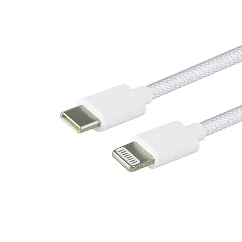 Kabel Green Mouse USB-C to Lightning data Woven 1m – afbeelding 1