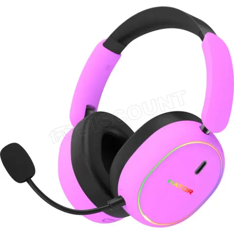 Casque Gamer sans fil Hator Phoenix 2 (Violet) #DEFAULT – image 1