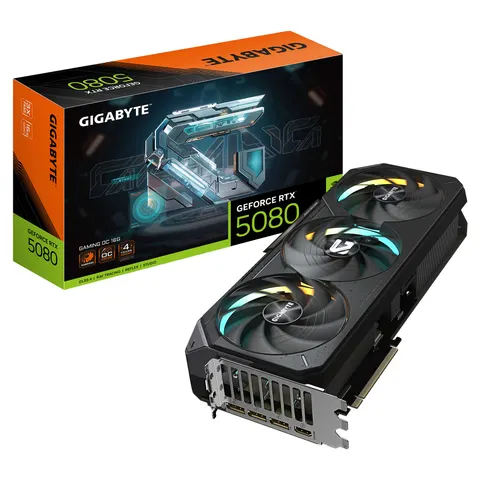 GigaByte GeForce RTX 5080 GAMING OC 16G – Schwarz – Bild 1
