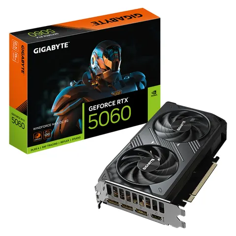 GIGABYTE GeForce RTX 5060 WINDFORCE MAX – Schwarz – Bild 1
