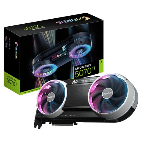 GIGABYTE AORUS GeForce RTX 5070 Ti INFINITY 16G Graphics Card – image 1