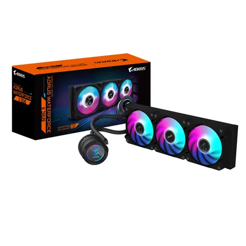 GIGABYTE AORUS WATERFORCE II 360 AIO Liquid CPU Cooler – image 1