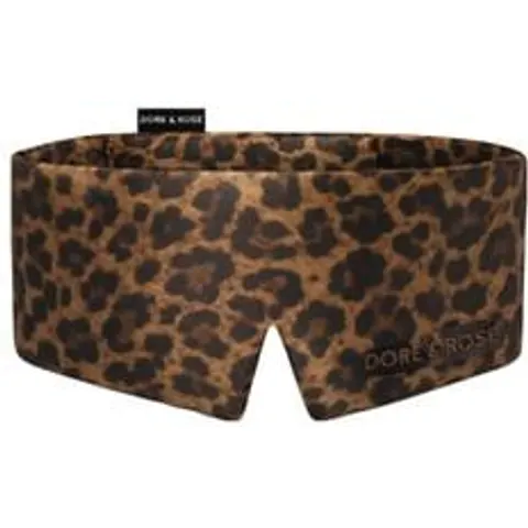 Dore & Rose - Slaapmasker - Oogmasker - Zijden Slaapmasker Voor Mannen en Vrouwen - Deep Sleep Mask - Eye Mask - Verduisterend - Wallen - Leopard - Nº 34 Leopar – afbeelding 1