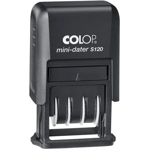 Datumstempel Colop Printer Mini S 120 Nederlands zwart – afbeelding 1