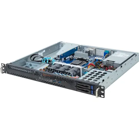Giga Computing GIGABYTE R113-C10-AA02 AMD B650E Socket AM5 Rack (1U) Nero, Acciaio (6NR113C10MR000AC02) – immagine 1