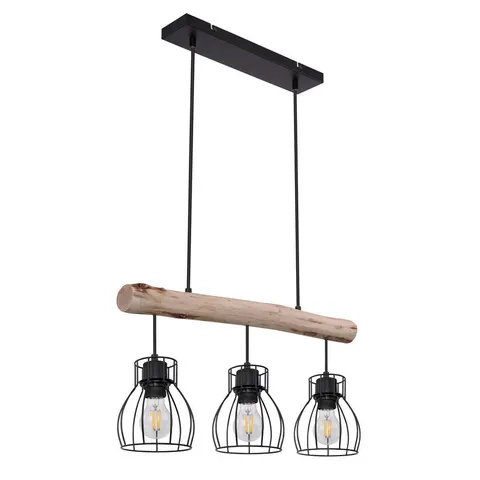 GLOBO LIGHTING Pendelleuchte – schwarz – Bild 1