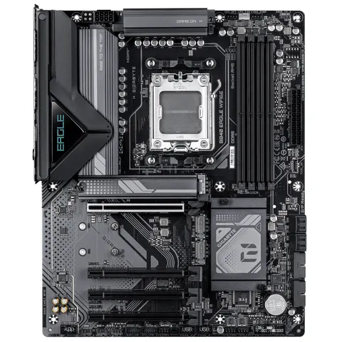 GIGABYTE B840 Eagle WIFI6E Mainboard – Schwarz – Bild 1