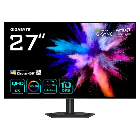 GIGABYTE - GO27Q24G EK - Computermonitor – afbeelding 1