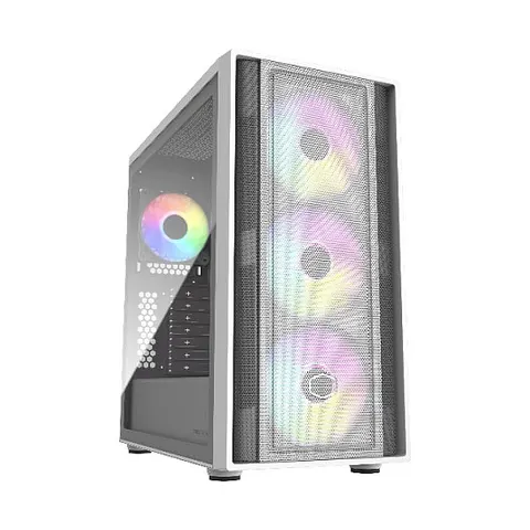 Cooler Master MasterBox 600 White Desktop Wit – afbeelding 1