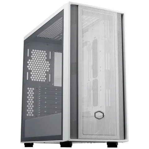 Cooler Master MasterBox 600 White Lite Midi Tower White. Transparent – image 1