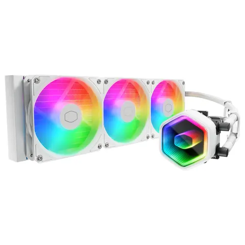 Cooler Master Chłodzenie wodne MasterLiquid 360 Core II Argb White – zdjęcie 1