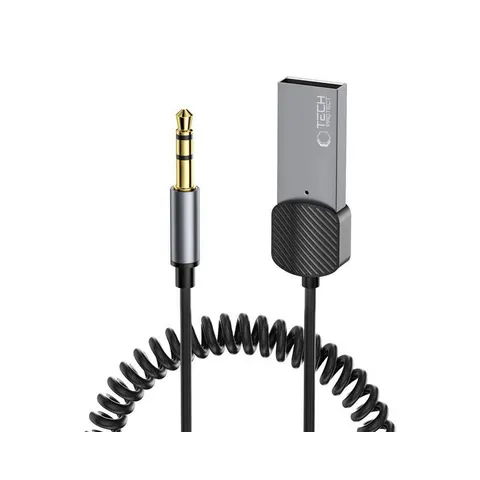 TECH PROTECT Tech-Protect UltraBoost 3,5mm Bluetooth Audio Adapter Grau Auto-Adapter – Bild 1