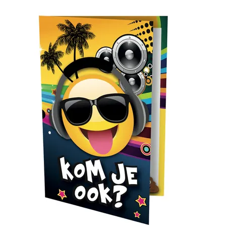 Uitnodiging Tropical DJ 17x14.2cm – afbeelding 1