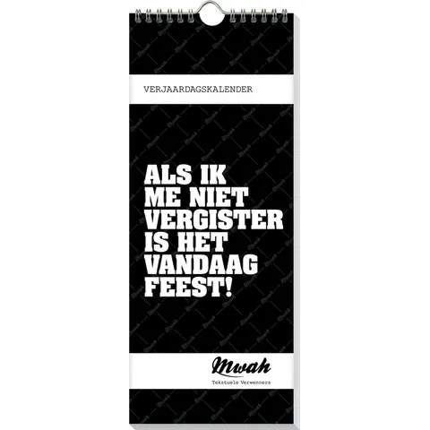 Verjaardagskalender Interstat Mwah – afbeelding 1