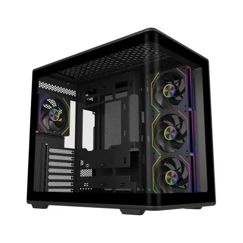 Cooler Master Elite 600 Tower Zwart, Transparant – afbeelding 1