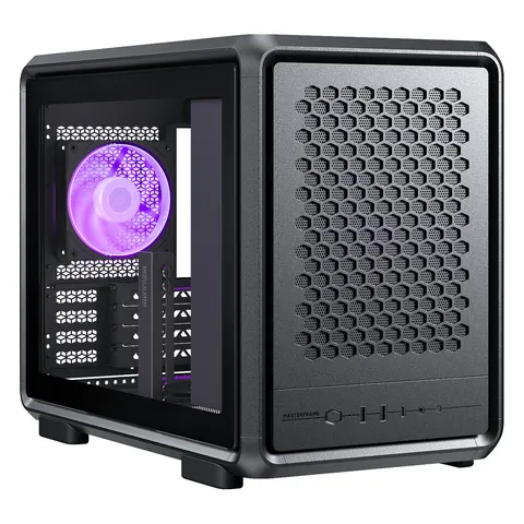 Cooler Master MasterFrame 400 Mesh Midi Tower Black. Transparent – image 1