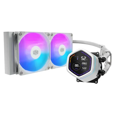 Cooler Master MasterLiquid Core Nex Digital Processor All-in-one liquid cooler 12 cm Black 1 pc(s) – image 1