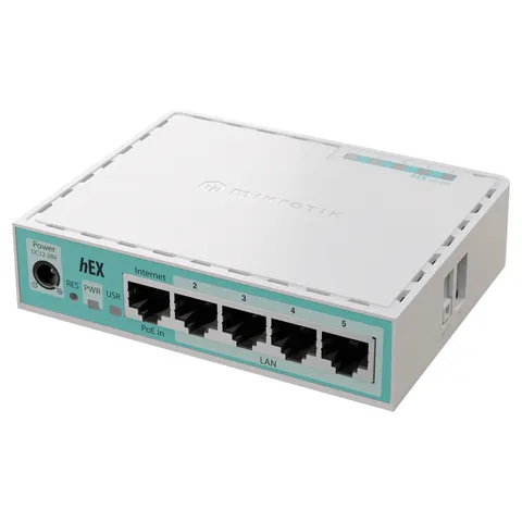 Mikrotik hEX router Gigabit Ethernet Blanco – imagen 1