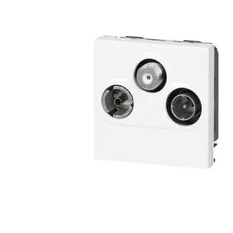 Legrand Mosaic Antennecontactdoos - 078786 - E2NMV – afbeelding 1