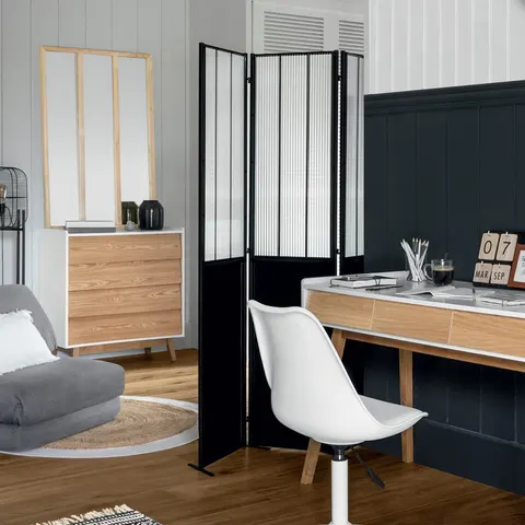 Kamerwand van gehard glas ATELIER – afbeelding 1