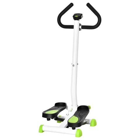 HOMCOM Stepmachine - Staal - 55x44x108cm - Wit – A90263WT – afbeelding 1