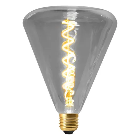LED-Lampe Dilly E27 4W 2200K dimmbar, grau getönt – Bild 1