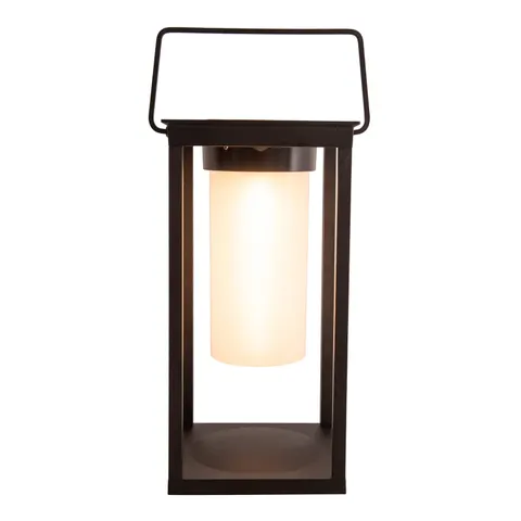 LED-Solarlaterne 3180922 – schwarz, opal – Bild 1