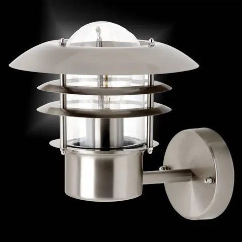 Brilliant TERRENCE - Buiten wandlamp - Chroom – afbeelding 1