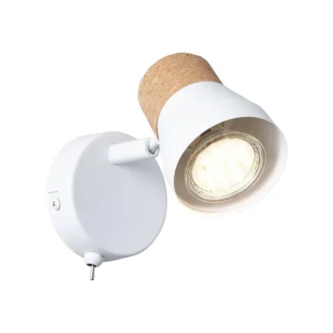 Brilliant Moka - Wandlamp - Mat wit – afbeelding 1
