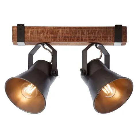 Brilliant PLOW - Plafondspot - Zwart – afbeelding 1