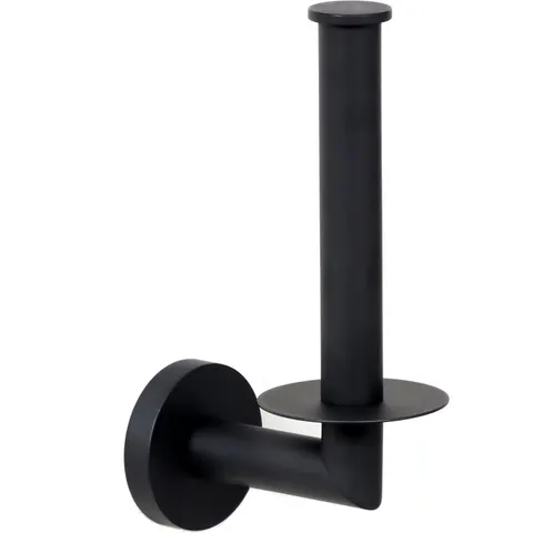 Bravat Varuna mattschwarz WC-Papierreserverollenhalter – Bild 1