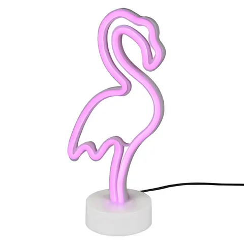 Reality Leuchten Flamingo decorative light – white – image 1