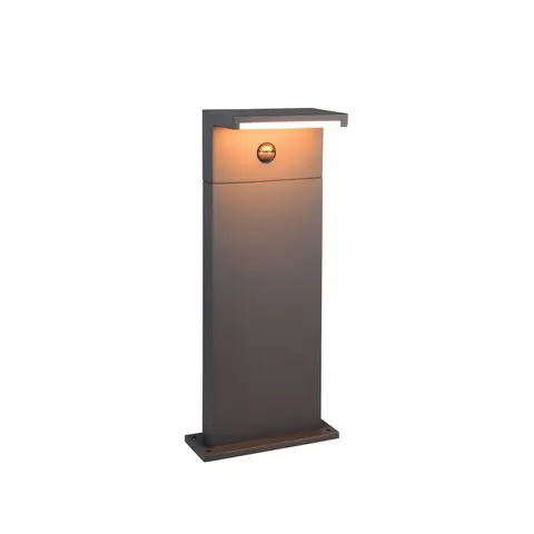 LED-Sockellampe Ravi, anthrazit, Höhe 50 cm, Sensor, IP54 – Bild 1